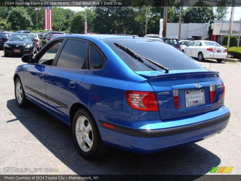 Tidal Wave Blue / Dark Gray 2004 Hyundai Elantra GT Hatchback