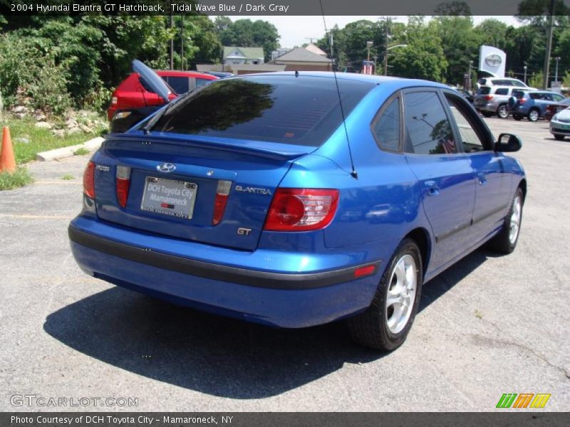 Tidal Wave Blue / Dark Gray 2004 Hyundai Elantra GT Hatchback