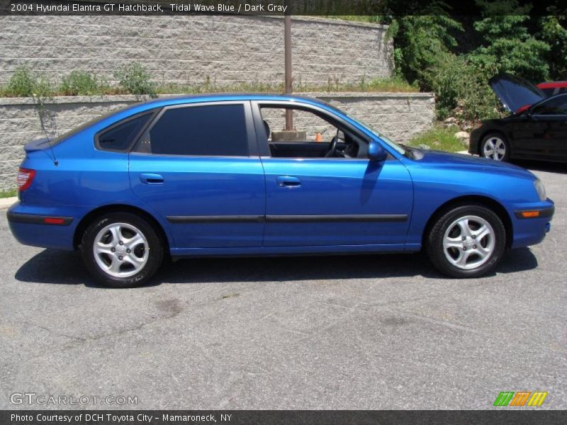 Tidal Wave Blue / Dark Gray 2004 Hyundai Elantra GT Hatchback