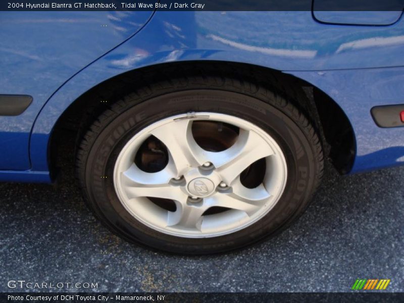 Tidal Wave Blue / Dark Gray 2004 Hyundai Elantra GT Hatchback