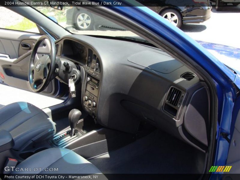 Tidal Wave Blue / Dark Gray 2004 Hyundai Elantra GT Hatchback