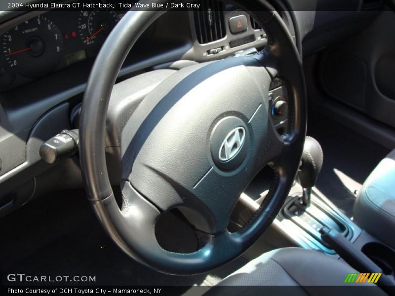 Tidal Wave Blue / Dark Gray 2004 Hyundai Elantra GT Hatchback