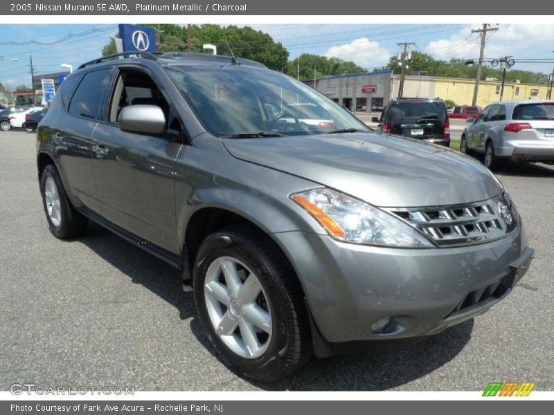 Platinum Metallic / Charcoal 2005 Nissan Murano SE AWD