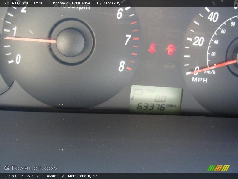 Tidal Wave Blue / Dark Gray 2004 Hyundai Elantra GT Hatchback