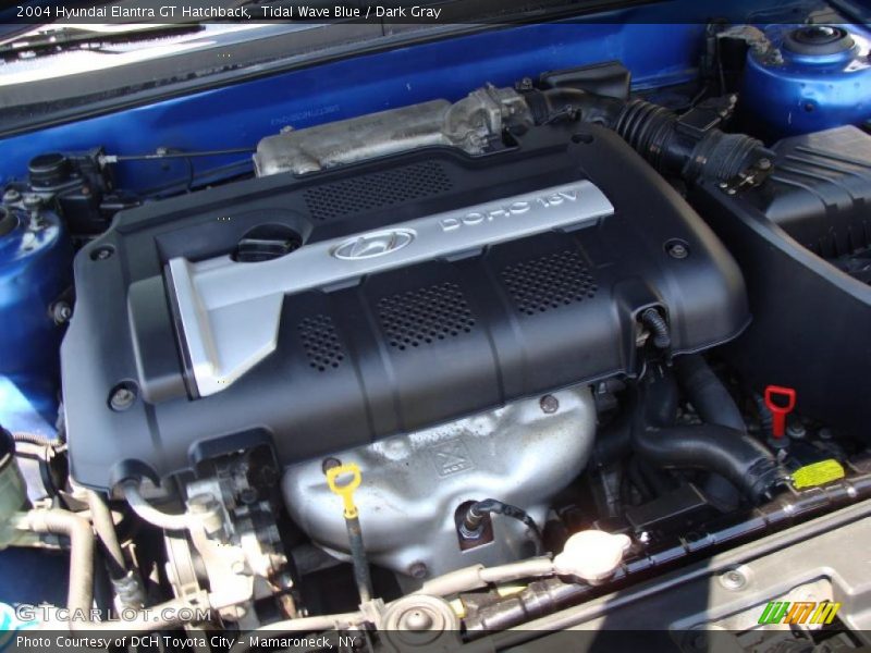 Tidal Wave Blue / Dark Gray 2004 Hyundai Elantra GT Hatchback