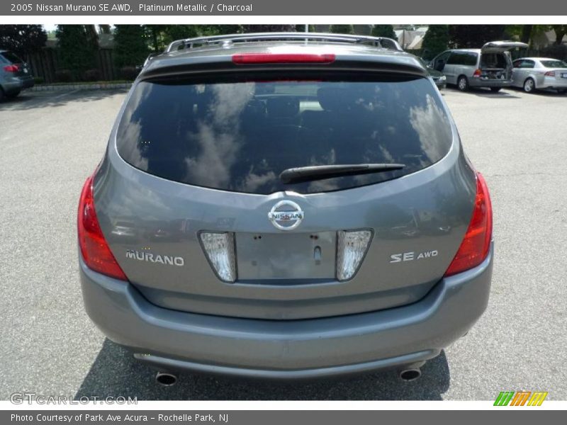 Platinum Metallic / Charcoal 2005 Nissan Murano SE AWD