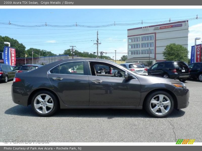 Grigio Metallic / Ebony 2009 Acura TSX Sedan