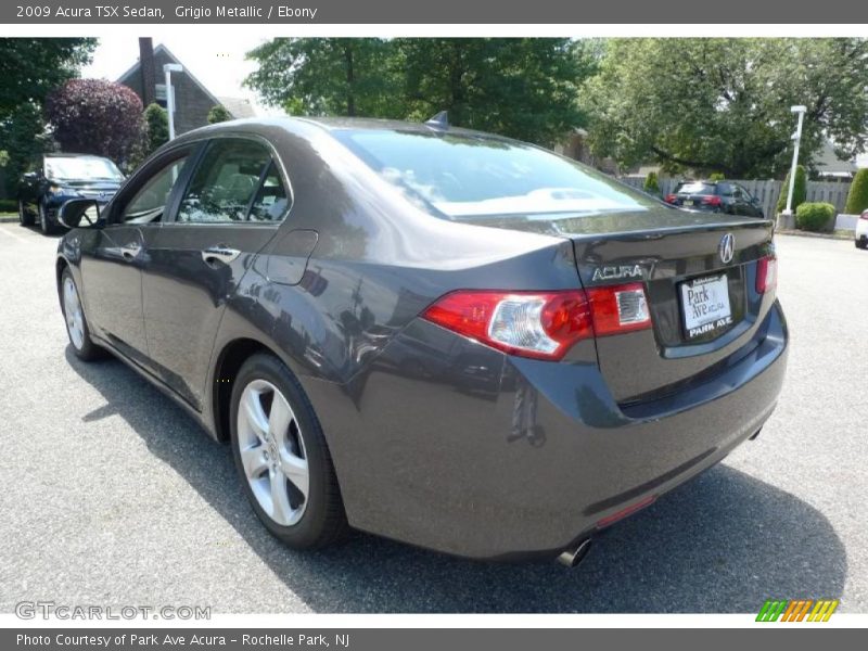 Grigio Metallic / Ebony 2009 Acura TSX Sedan