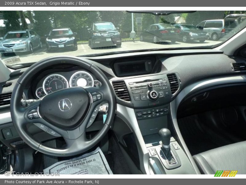 Grigio Metallic / Ebony 2009 Acura TSX Sedan