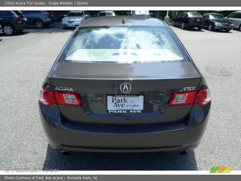 Grigio Metallic / Ebony 2009 Acura TSX Sedan