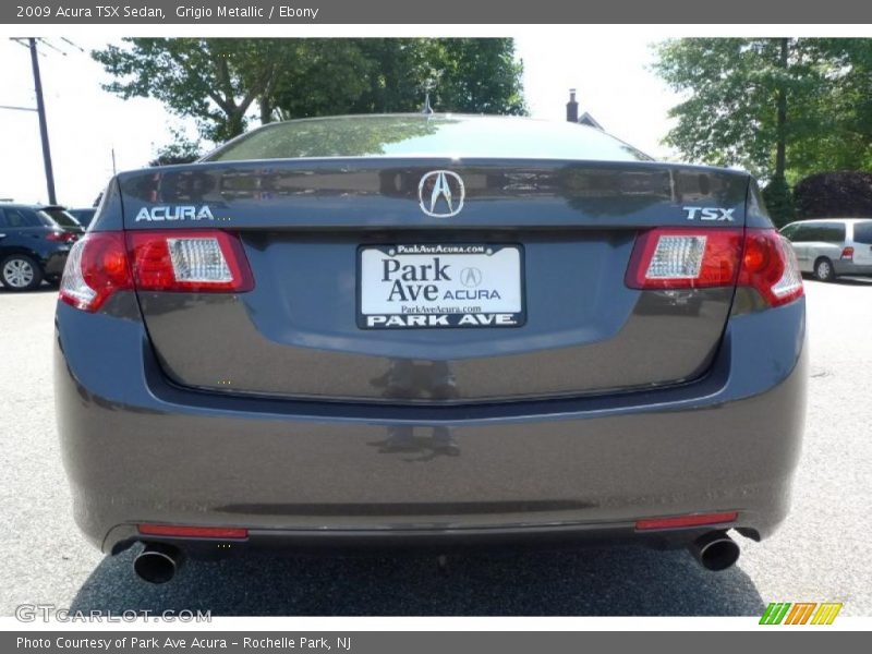 Grigio Metallic / Ebony 2009 Acura TSX Sedan