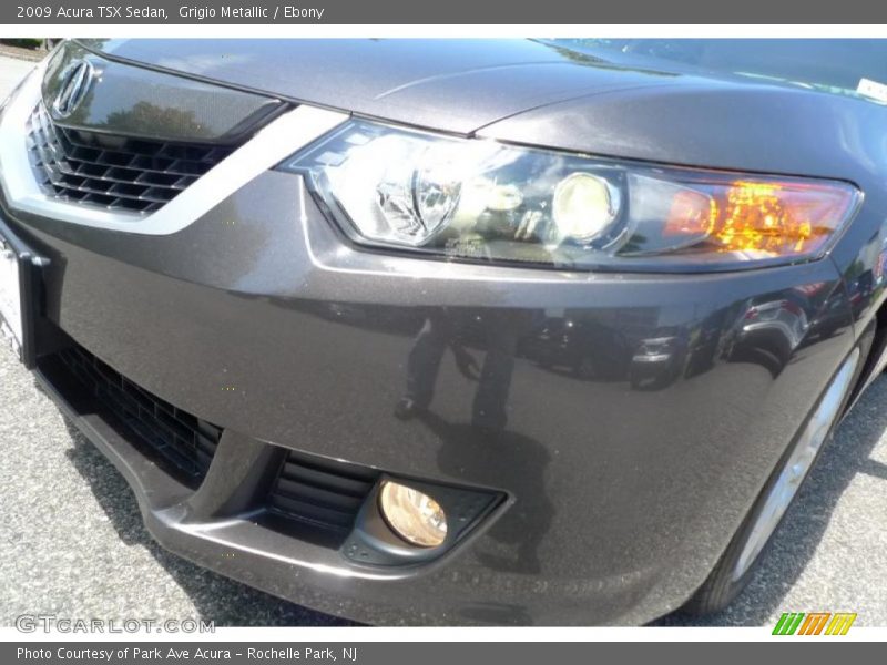 Grigio Metallic / Ebony 2009 Acura TSX Sedan