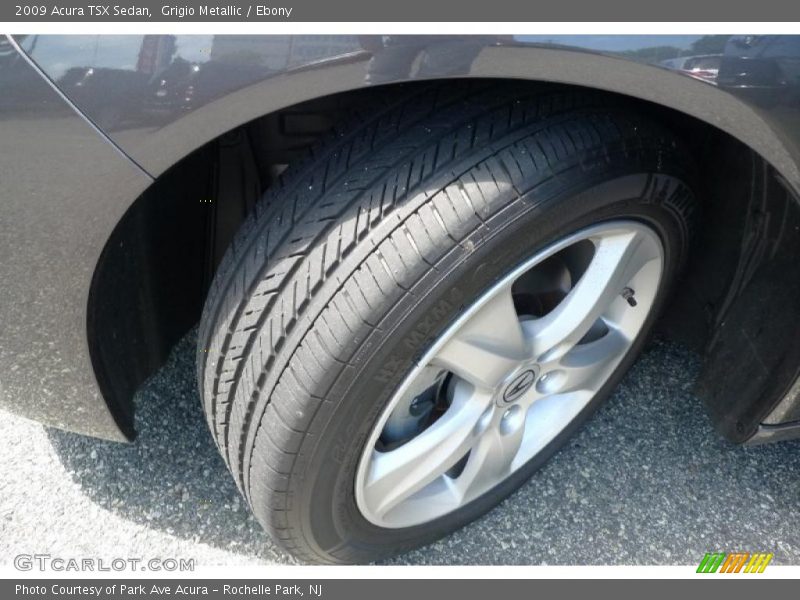 Grigio Metallic / Ebony 2009 Acura TSX Sedan