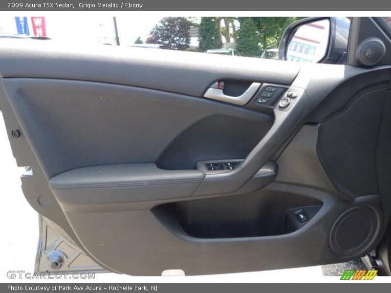 Grigio Metallic / Ebony 2009 Acura TSX Sedan