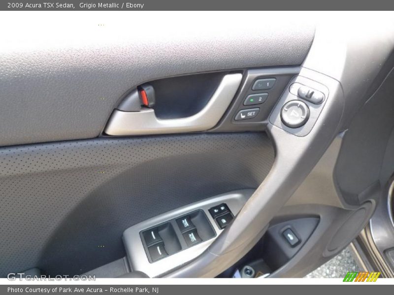 Grigio Metallic / Ebony 2009 Acura TSX Sedan