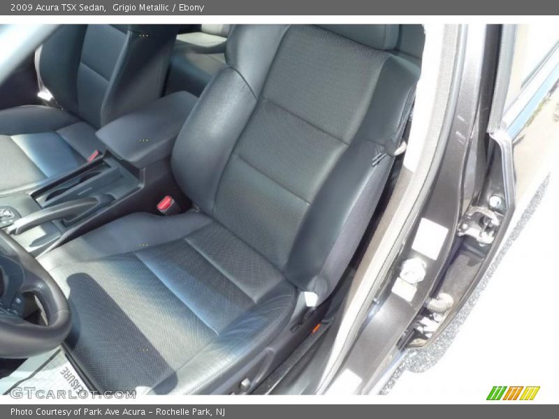 Grigio Metallic / Ebony 2009 Acura TSX Sedan