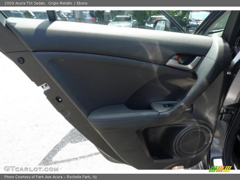 Grigio Metallic / Ebony 2009 Acura TSX Sedan