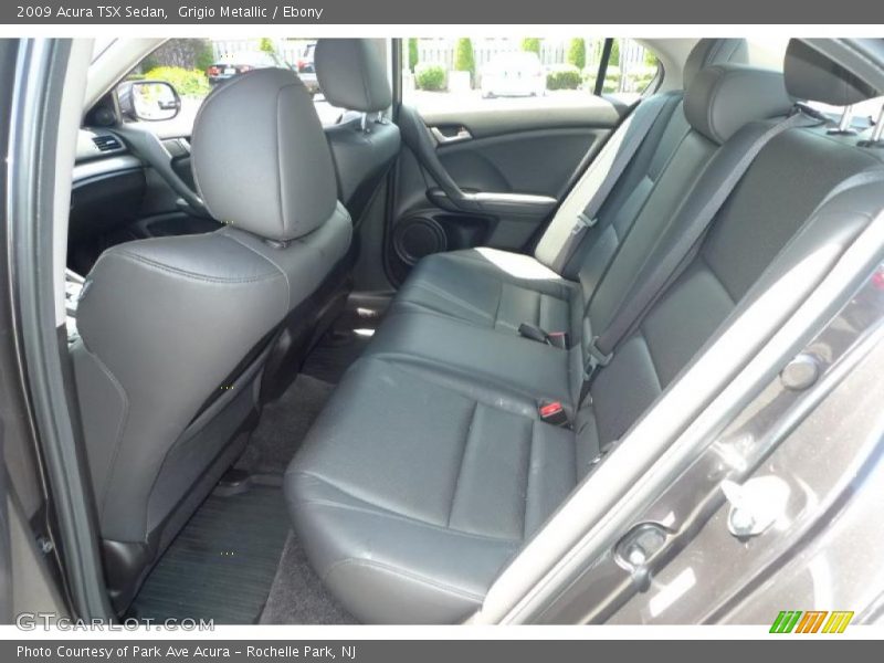 Grigio Metallic / Ebony 2009 Acura TSX Sedan