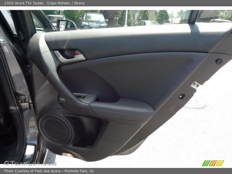 Grigio Metallic / Ebony 2009 Acura TSX Sedan