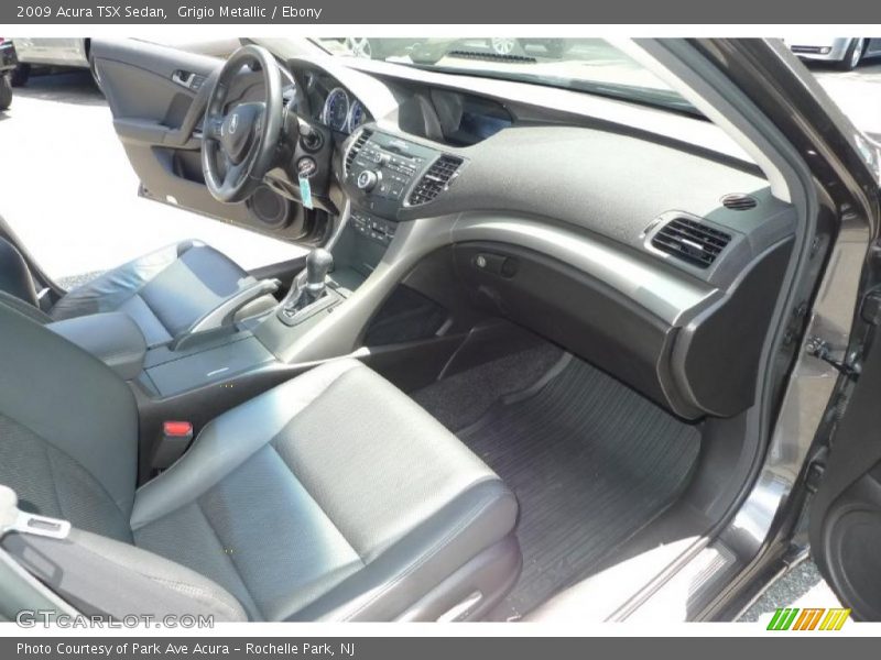 Grigio Metallic / Ebony 2009 Acura TSX Sedan