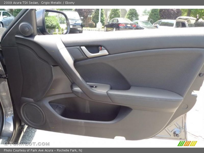 Grigio Metallic / Ebony 2009 Acura TSX Sedan