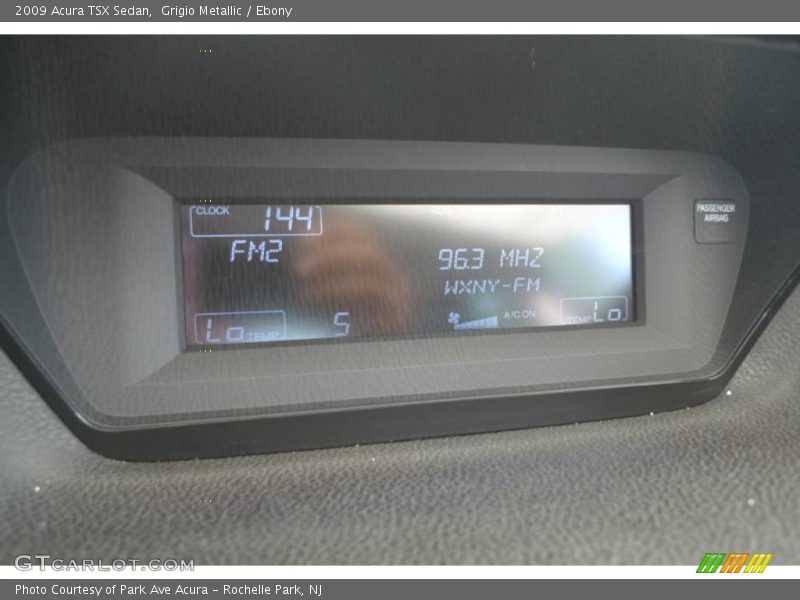 Grigio Metallic / Ebony 2009 Acura TSX Sedan