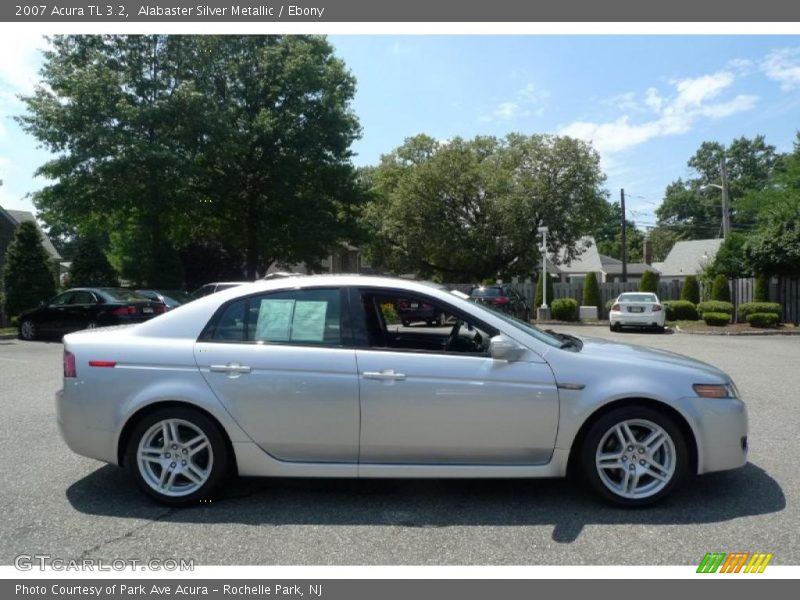 Alabaster Silver Metallic / Ebony 2007 Acura TL 3.2