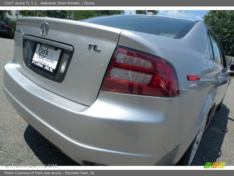 Alabaster Silver Metallic / Ebony 2007 Acura TL 3.2