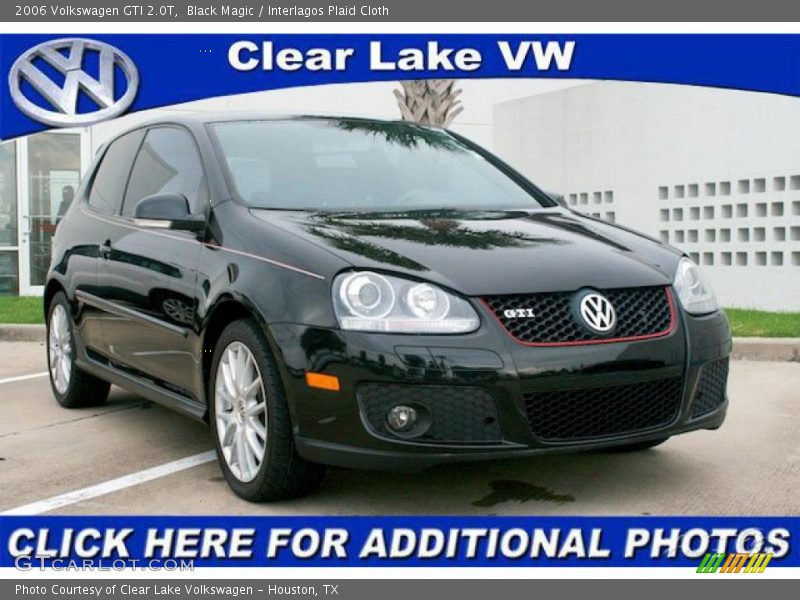 Black Magic / Interlagos Plaid Cloth 2006 Volkswagen GTI 2.0T