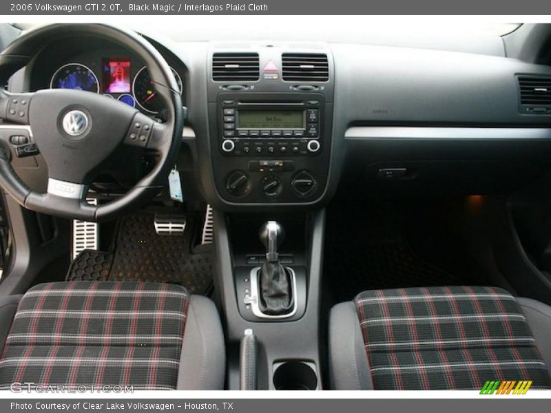 Black Magic / Interlagos Plaid Cloth 2006 Volkswagen GTI 2.0T