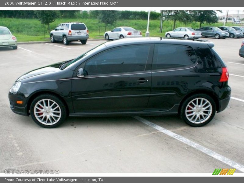 Black Magic / Interlagos Plaid Cloth 2006 Volkswagen GTI 2.0T