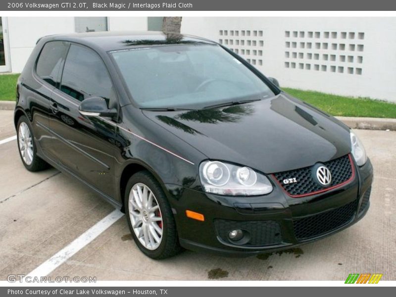 Black Magic / Interlagos Plaid Cloth 2006 Volkswagen GTI 2.0T