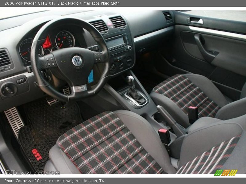 Black Magic / Interlagos Plaid Cloth 2006 Volkswagen GTI 2.0T