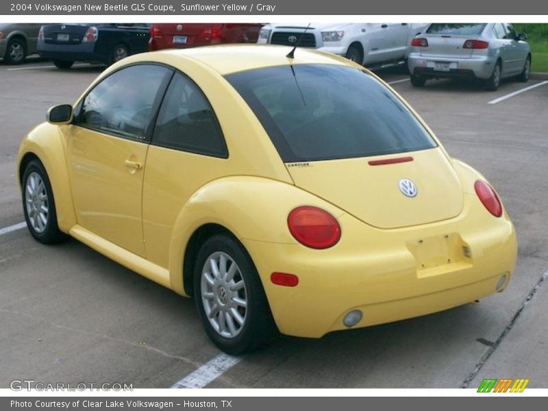 Sunflower Yellow / Gray 2004 Volkswagen New Beetle GLS Coupe