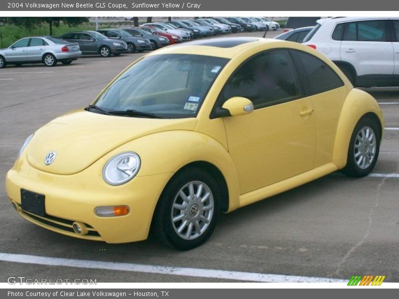 Sunflower Yellow / Gray 2004 Volkswagen New Beetle GLS Coupe