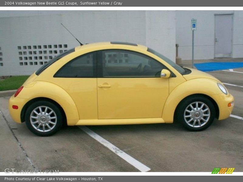 Sunflower Yellow / Gray 2004 Volkswagen New Beetle GLS Coupe