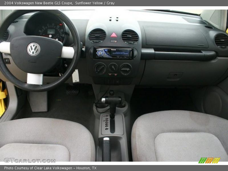 Sunflower Yellow / Gray 2004 Volkswagen New Beetle GLS Coupe