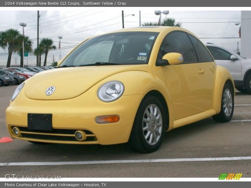 Sunflower Yellow / Gray 2004 Volkswagen New Beetle GLS Coupe