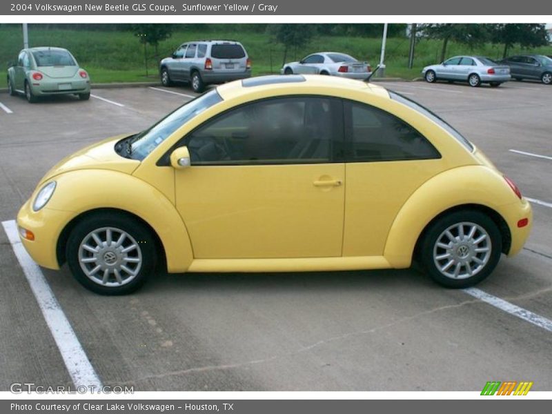Sunflower Yellow / Gray 2004 Volkswagen New Beetle GLS Coupe