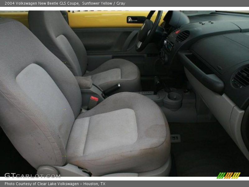 Sunflower Yellow / Gray 2004 Volkswagen New Beetle GLS Coupe