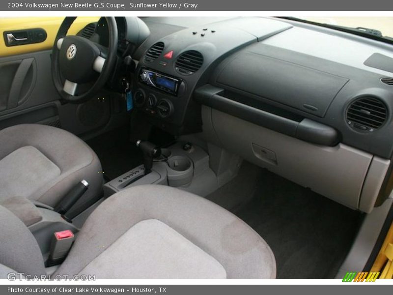 Sunflower Yellow / Gray 2004 Volkswagen New Beetle GLS Coupe
