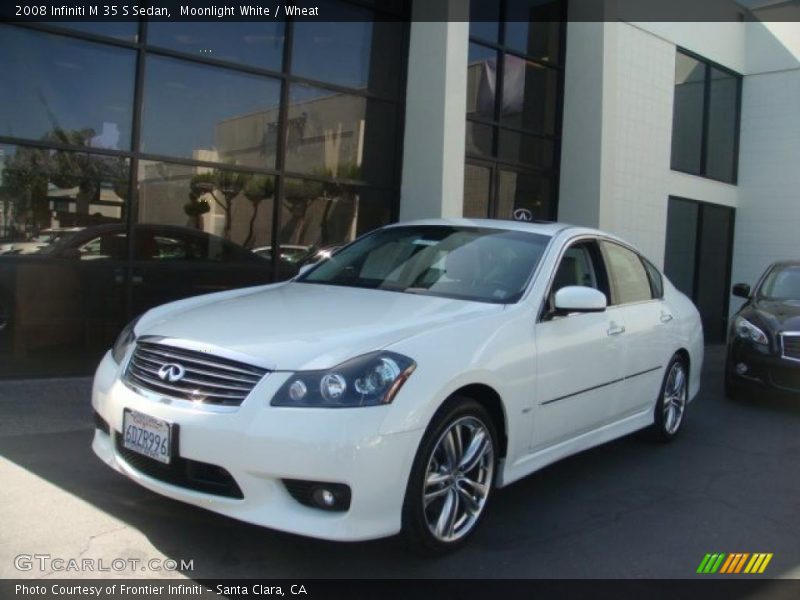 Moonlight White / Wheat 2008 Infiniti M 35 S Sedan
