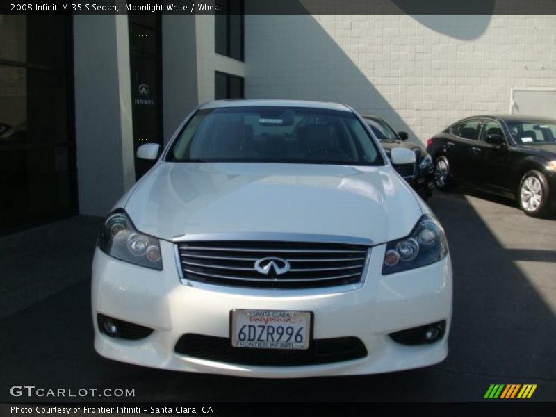 Moonlight White / Wheat 2008 Infiniti M 35 S Sedan