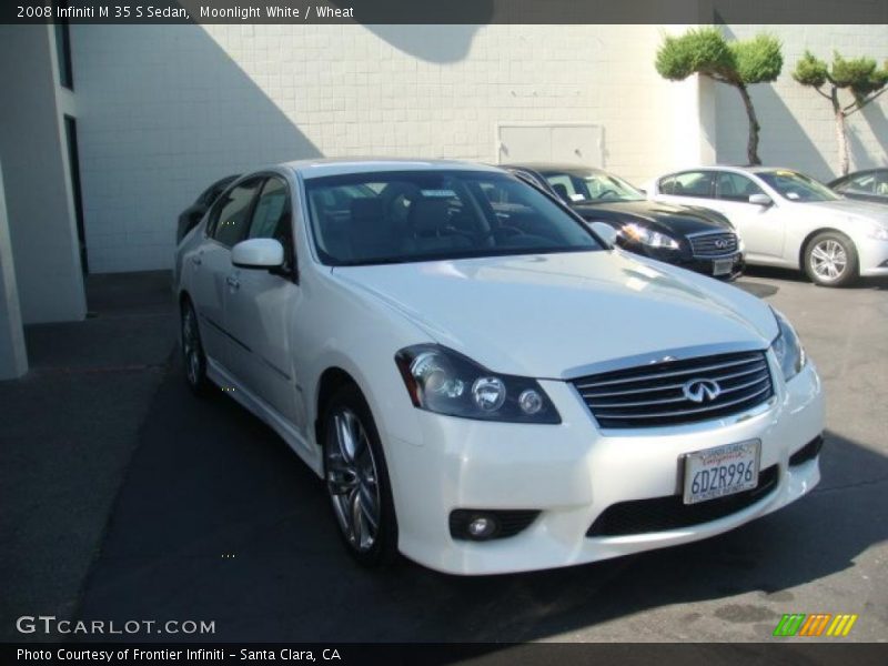 Moonlight White / Wheat 2008 Infiniti M 35 S Sedan