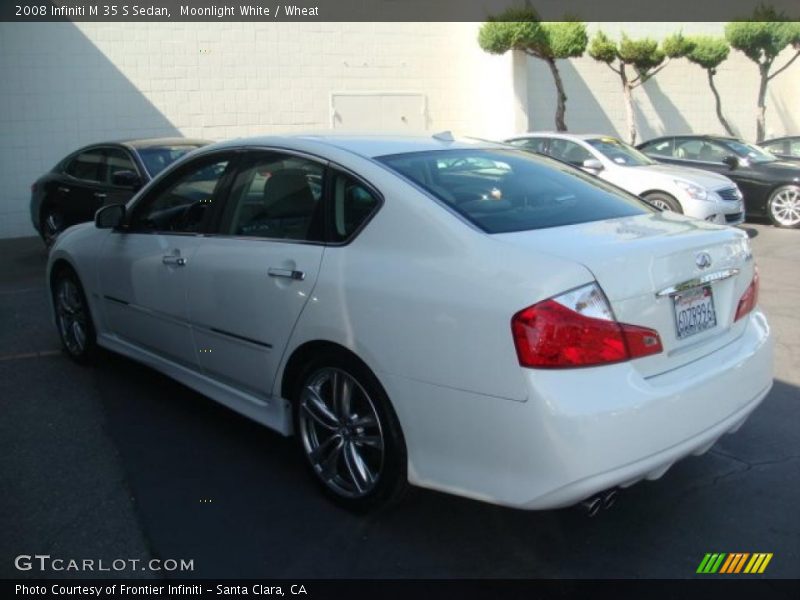 Moonlight White / Wheat 2008 Infiniti M 35 S Sedan