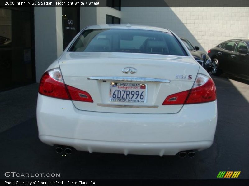 Moonlight White / Wheat 2008 Infiniti M 35 S Sedan