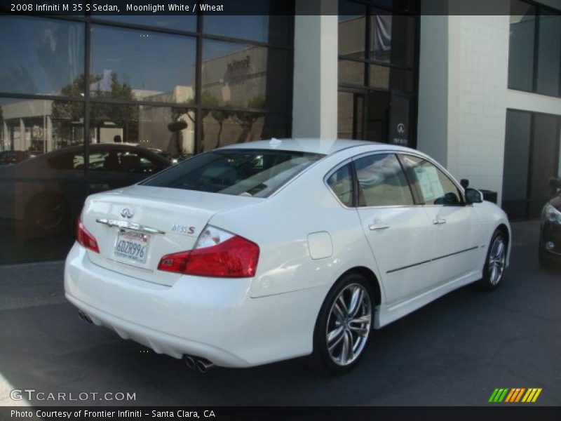 Moonlight White / Wheat 2008 Infiniti M 35 S Sedan