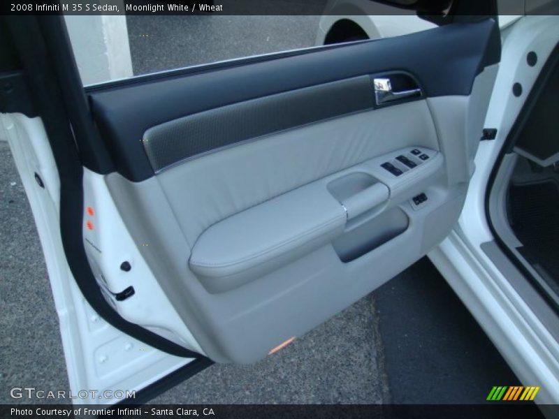 Moonlight White / Wheat 2008 Infiniti M 35 S Sedan