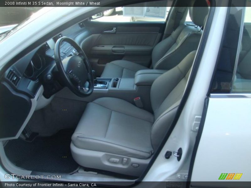 Moonlight White / Wheat 2008 Infiniti M 35 S Sedan