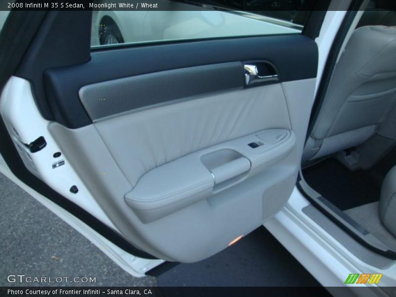 Moonlight White / Wheat 2008 Infiniti M 35 S Sedan